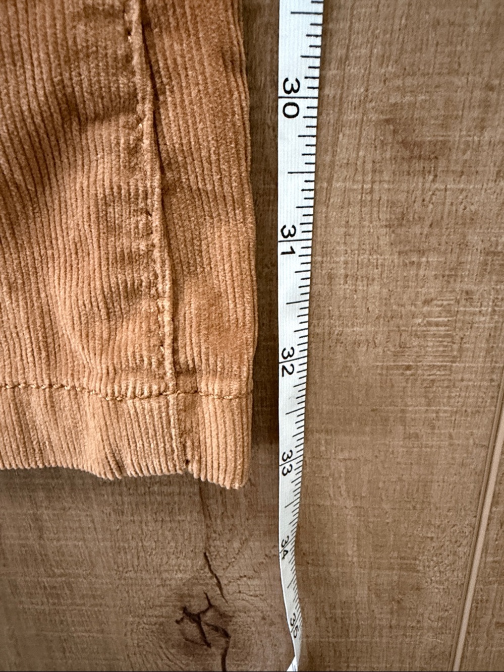 Pilcro and the Letterpress Corduroy Boot Cut Pants in Camel Brown - Picture 7 of 10